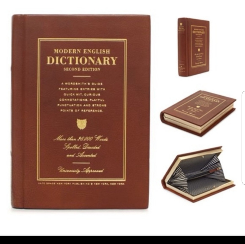 Rare collectible Kate Spade Dictionary Clutch